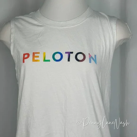 NWT Peloton Lead With Love Latitude Muscle Tank Top Unisex - Picture 3 of 10